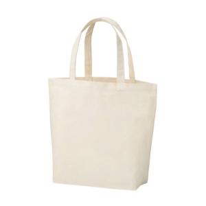 【コットンバッグ】厚手コットンバッグLサイズ　アイボリー　480×150×400mm(100枚入り)