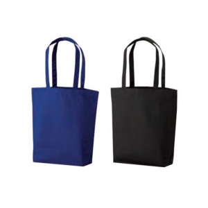 【コットンバッグ】厚手コットンバッグMサイズ　紺・黒　370×110×360mm　(100枚入り)