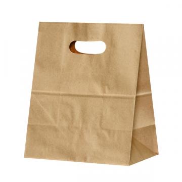 【紙袋】 イーグリップLLサイズ 茶 230×135×270mm (50枚入)