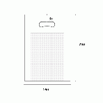 サンプル【ポリ袋】小判抜き袋160×250mm