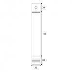 ≪束販売在庫限り≫【OPPヘッダー付袋】30×(30+160)+30mm (100枚)