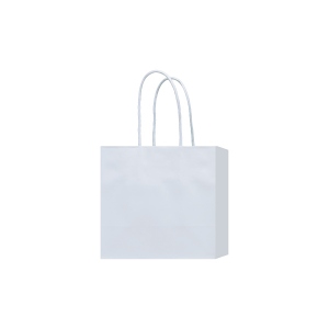 【紙袋】ラミネートバッグHB(白)180×100×170mm〈5枚入り〉
