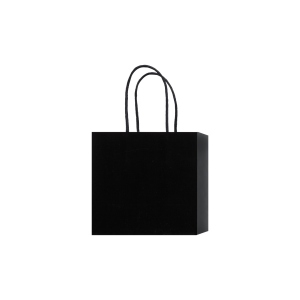 【紙袋】ラミネートバッグHB(黒)180×100×170mm〈5枚入り〉