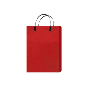 【紙袋】ラミネートバッグS(赤)225×80×310mm〈5枚入り〉