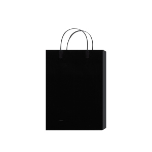 【紙袋】ラミネートバッグS(黒)225×80×310mm〈5枚入り〉