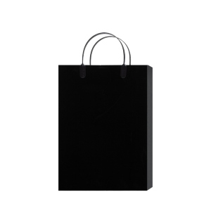 【紙袋】ラミネートバッグKS(黒)260×90×350mm〈5枚入り〉
