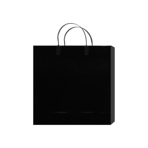 【紙袋】ラミネートバッグMS(黒)320×110×320mm〈5枚入り〉
