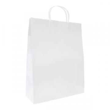 【紙袋】紙袋320×115×410mmグロスラミネート(白)