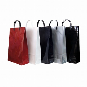 ≪束在庫限り≫【紙袋】ラミネートバッグ320×110×440mm〈5枚入り〉