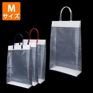 【ポリ袋】ハッピータックMサイズ<透明>220×80×350mm〈10枚入り〉