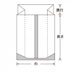 サンプル【アルミ袋】 VM規格袋 Aタイプ No.1 55×200mm