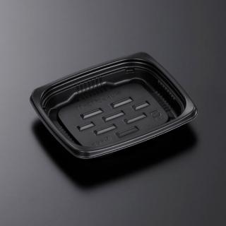 【惣菜容器】CTデリトップ13-11 BK 身 128×107×22mm (2000枚入)