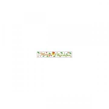 【シール】季節菓子シール メリークリスマス 120×20mm LX352 (200枚入り)