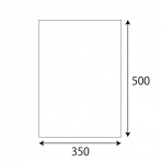サンプル【不織布】内袋 薄タイプ 中(白・黒) 350×500(mm)