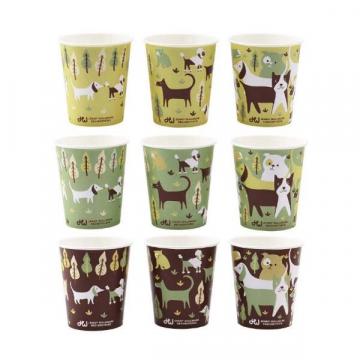 【紙コップ】 JWドッグペーパーカップ205ml50P C2050JWD (50個入)