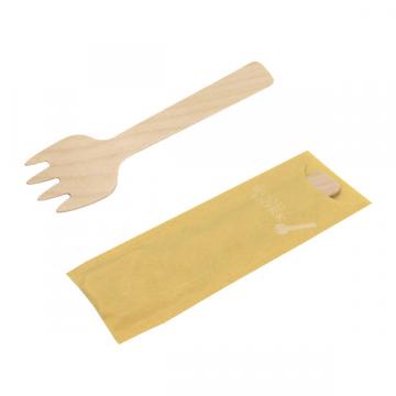 在庫限り【使い捨て食器】 木製10.5cmスポーク 袋入り (100本入)