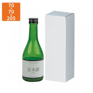 【化粧箱】K-497 酒用 筒式300ml×1本(70φ) 70×70×205mm (300枚入)