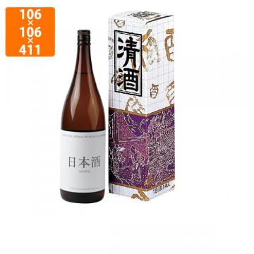 【化粧箱】K-20 清酒1本筒式 106×106×411mm (100枚入)