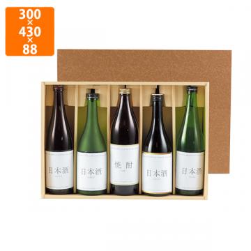 【化粧箱】K-49 酒用ろうけつ720ml×5本 300×430×88mm (50枚入)