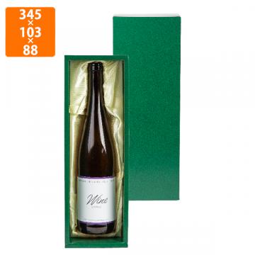 【化粧箱】K-115 ワイン ロング兼用1本布クリーム 345×103×88mm (50枚入)