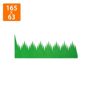 【バラン】L-1仕切　グリーン色 165×63(mm)