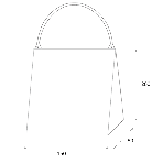 【ポリ袋】プラハンドルバッグ(チェック柄) Sサイズ　150×80×200(mm)