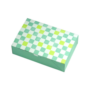 【箱】19-663SBルミアサービス箱6個 格子 そら色トレー付