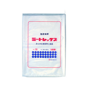 ≪束在庫限≫【ポリ袋】 ミートレックス(業務用強化タイプ) No.5 350×500 (100枚入)