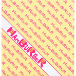 束販売在庫限り【バーガー袋】 バーガー袋 22 ハンバーガー 220×222mm (100枚入り)