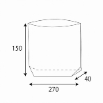 【スタンド袋】 タートルパック BP-27-15 270×40×150mm (100枚入り)