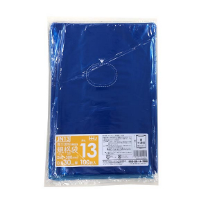 【ポリ袋】規格袋<LDPE 30μ>青13号  JN-13 260×380mm(100枚入)