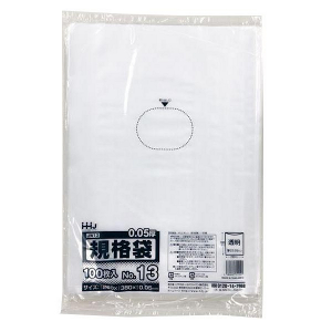 【ポリ袋】規格袋<LDPE 50μ>13号  JW-13 260×380mm(100枚入)