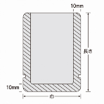 サンプル【ナイロンポリ袋】 Rタイプ No.2A 120×230mm