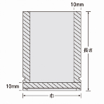 サンプル【ナイロンポリ袋】 TLタイプ 130×450mm