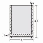 サンプル【ナイロンポリ袋】 VSタイプ 170×250mm