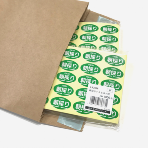 【シール】季節菓子シール 和菓子 チョコレート 15×15mm LVS0038 (300枚入り)