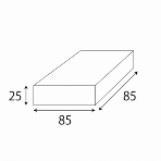 【クリアケース】 クリスタルボックス C-2 85×85×25 (10枚入)
