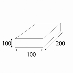 【クリアケース】 クリスタルボックス N-2 カップ用 100×200×100 (5枚入)