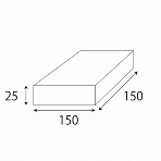 【クリアケース】 クリスタルボックス NC-9A 150×150×25 (5枚入)