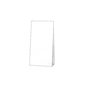 ≪束在庫限り≫【角底紙袋】 角底袋 No.8 白無地  155×95×320 (100枚入)