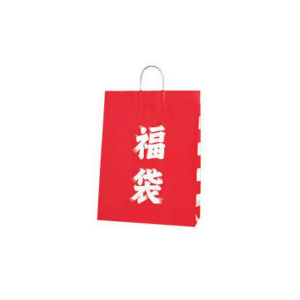 【紙袋】 福袋 25チャームバッグ MS1 270×80×340 (50枚入)