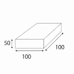 【クリアケース】 クリスタルボックス NC-9B 100×100×50 (280枚入)