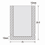 サンプル【ナイロンポリ袋】 (真空パック) 新Lタイプ (No.2A) 120×230mm