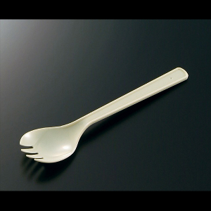 在庫限り廃盤【使い捨て食器】 フォーク付スプーン 140mm
