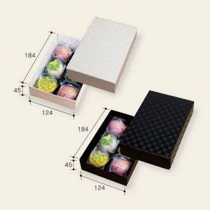 【箱】 エコパG　白ルミア6個箱 124×184×45 (25枚入)